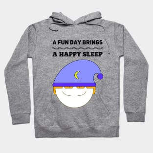 A Fun Day Brings A Happy Sleep Boy Hoodie